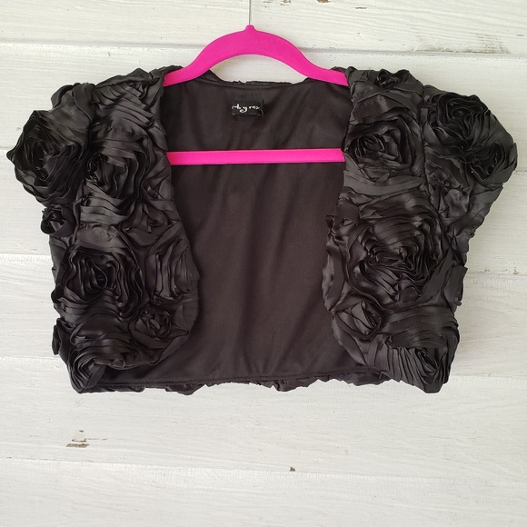 Ruby Rox Black Shrug/Jacket - Picture 1 of 4